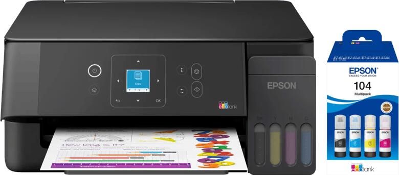 Epson EcoTank ET-2920 + 1 set extra inktflesjes