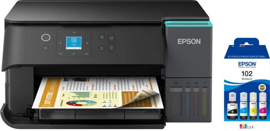 Epson EcoTank ET-2950 + 1 set extra inktflesjes