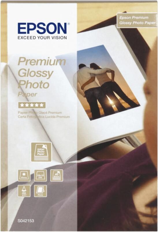 Epson Premium Glossy Fotopapier 10 x 15 (40 Vellen)
