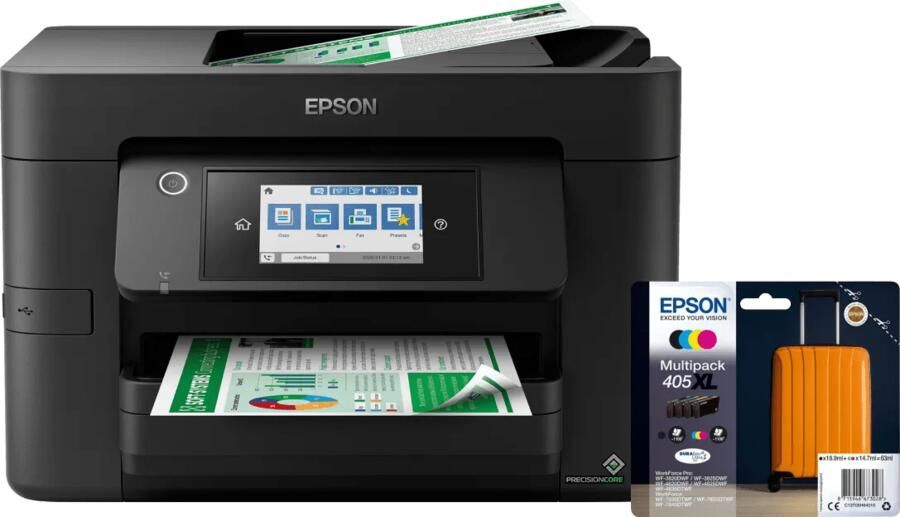 Epson WorkForce WF-4820DWF + 1 set extra XL cartridges