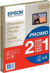 Epson Premium Glossy Photo Paper A 4 2x 15 Sh. 255 g S 042