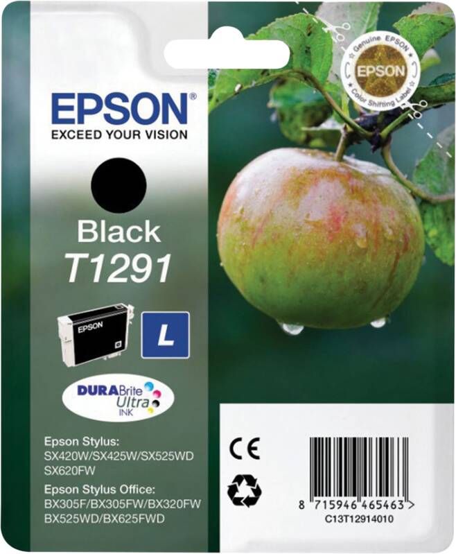 Epson T1291-cartridge Apple zwart
