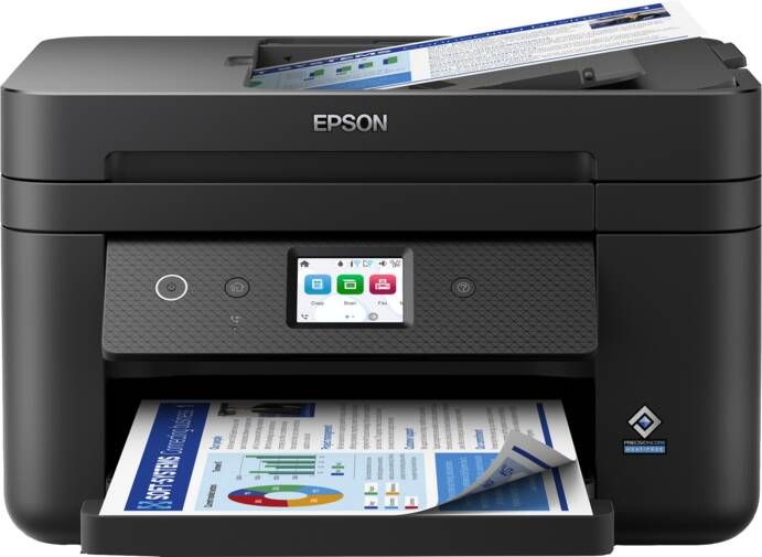 Epson Workforce WF-2960DWF All-in-one inkjet printer Zwart