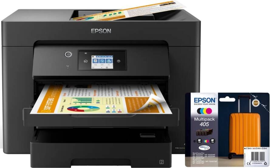 Epson WorkForce WF-7830DTWF + 1 set extra cartridges