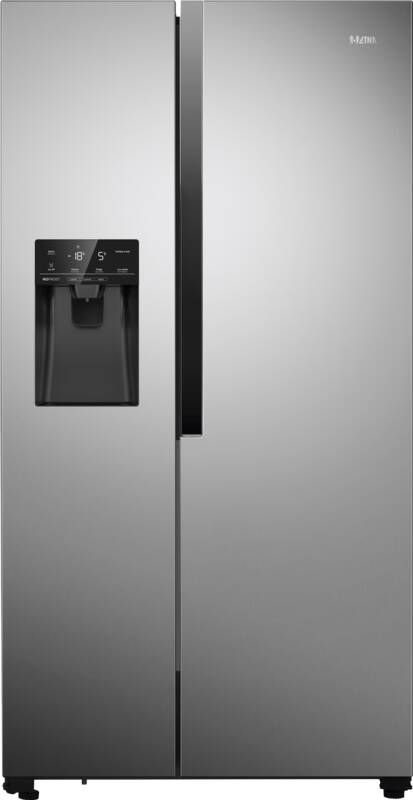 ETNA AKV578IRVS Amerikaanse koelkast Water- en ijsdispenser met reservoir No Frost RVS