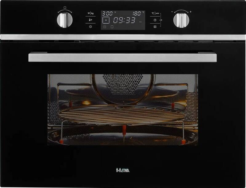 ETNA CM244ZT Inbouw combimagnetrons Zwart