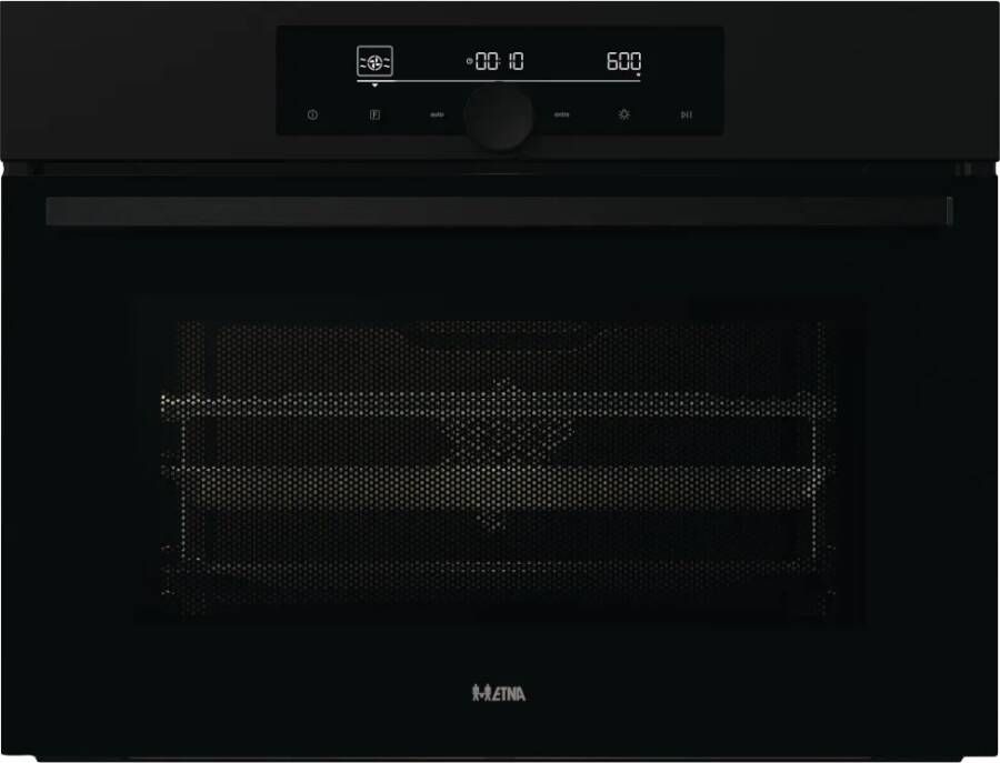 ETNA CM914MZ Oven met magnetronfunctie Turbo-hetelucht XL Inhoud 50 l Inverter 1000W Matzwart