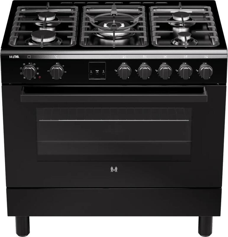 ETNA FG190ZWA Gasfornuis Zwart