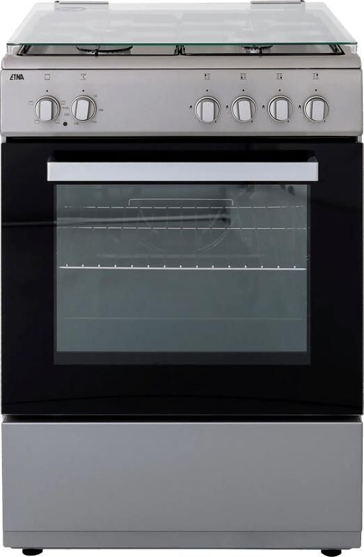 ETNA FGV160RVS Gas- en Elektrofornuis 60 cm