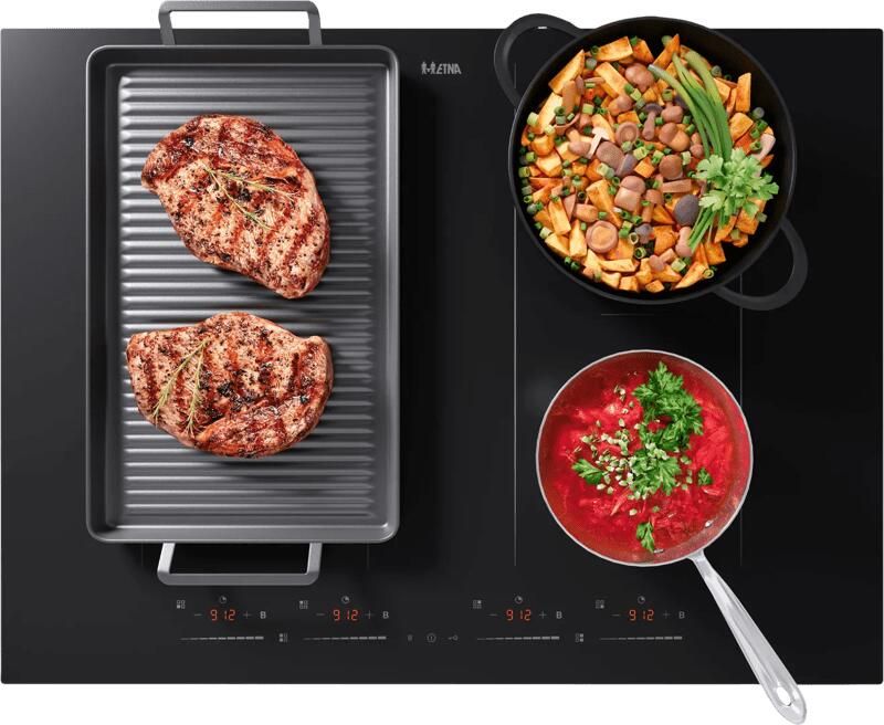 ETNA KIF572ZT Inductiekookplaat 70 cm 4 zones 4 koppelbare zones
