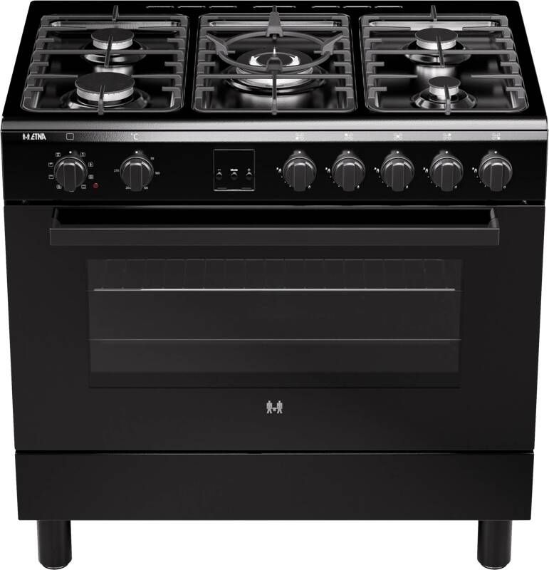 ETNA FG190ZWA Gasfornuis Zwart