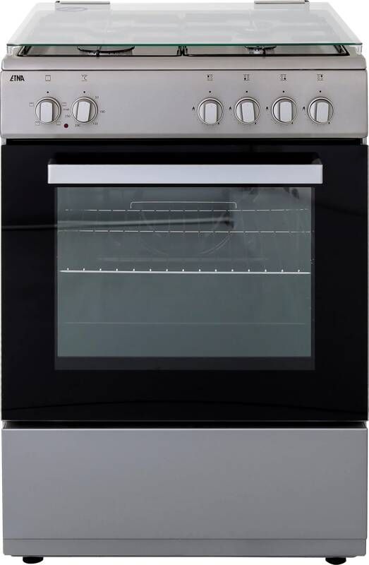 ETNA FGV160RVS Gas- en Elektrofornuis 60 cm