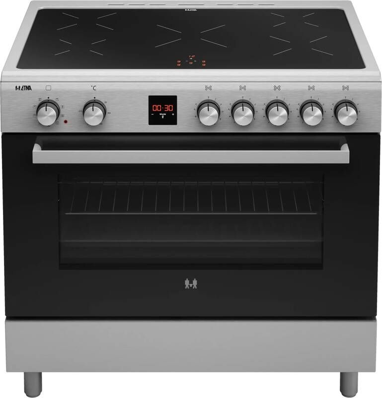 ETNA FI590RVS Inductiefornuis (90 cm) RVS 3-fase