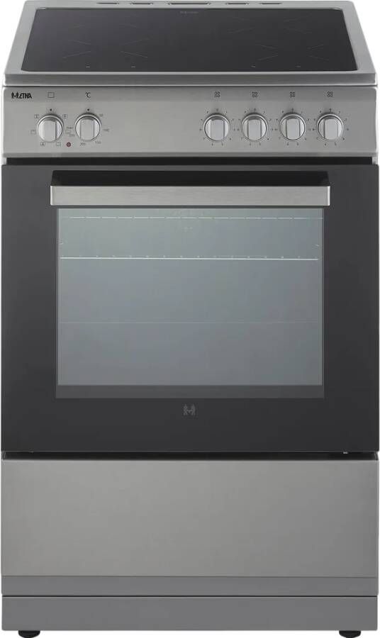 ETNA FIV560RVS Inductie fornuis Grijs