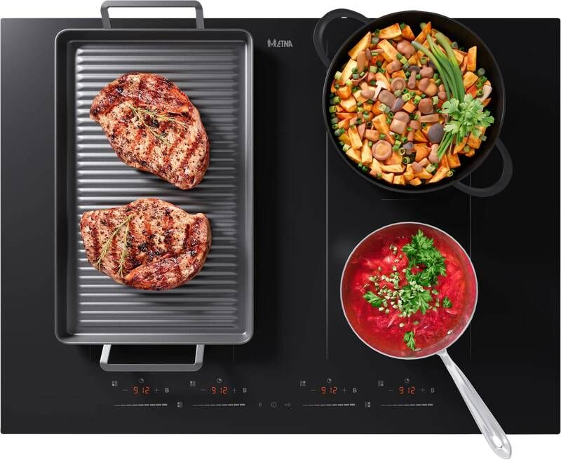 ETNA KIF572ZT Inductiekookplaat 70 cm 4 zones 4 koppelbare zones