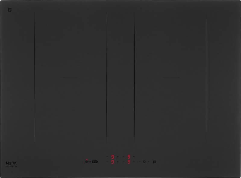 ETNA KIF672DS Matte inductiekookplaat 1 2 fasen (70 cm) - Foto 1