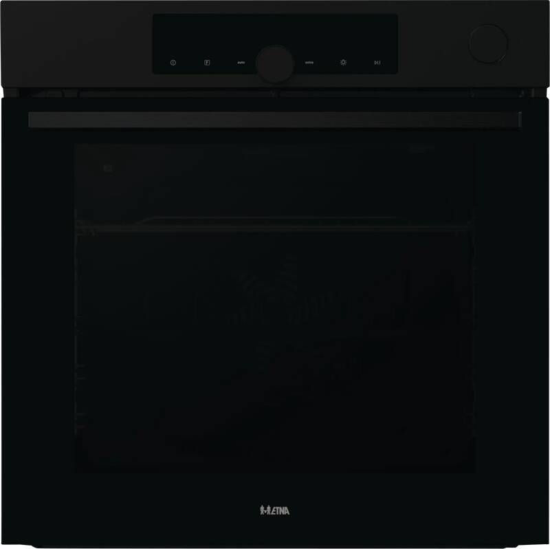ETNA OS916MZ Inbouwoven Pizza oven (tot 300°C) SteamAssist AirFryer Matzwart