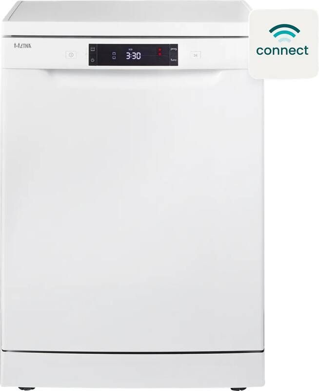 ETNA VWV242CWIT Vrijstaande vaatwasser Connected 42 dB Energielabel C Besteklade Wit