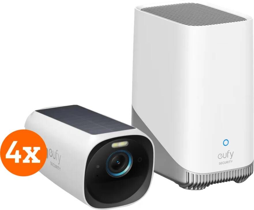 Eufy Cam 3 4-Pack + HomeBase 3
