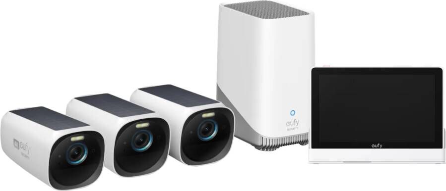 Eufy Cam 3 4-Pack + Smart Display E10