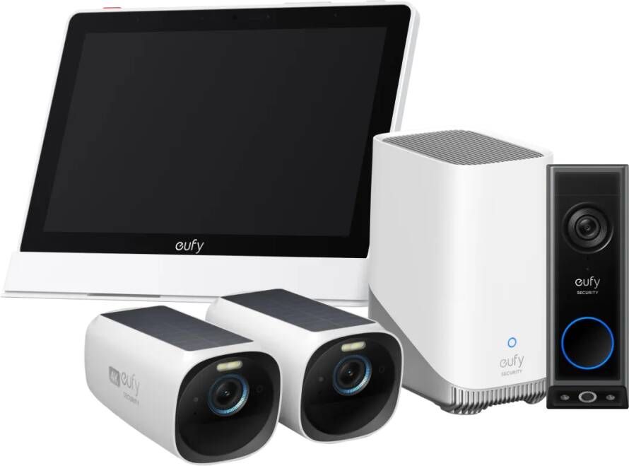 Eufy Cam 3 Duo Pack + HomeBase 3 + Doorbell E340 + Smart Display E10