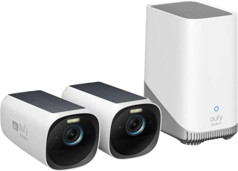 Eufy Cam 3 S330 Duopack + Homebase 3 | elektronica en media | 0194644107277