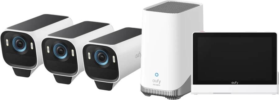 Eufy Cam S3 Pro 3-Pack + Smart Display E10