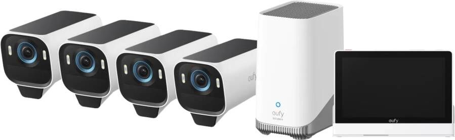 Eufy Cam S3 Pro 4-Pack + Smart Display E10