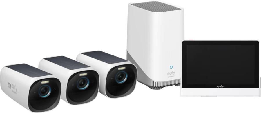 Eufy Cam 3 4-Pack + Smart Display E10