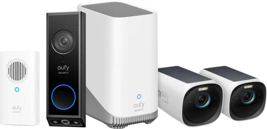 Eufy cam 3 Duo pack + Video Doorbell E340 + Chime
