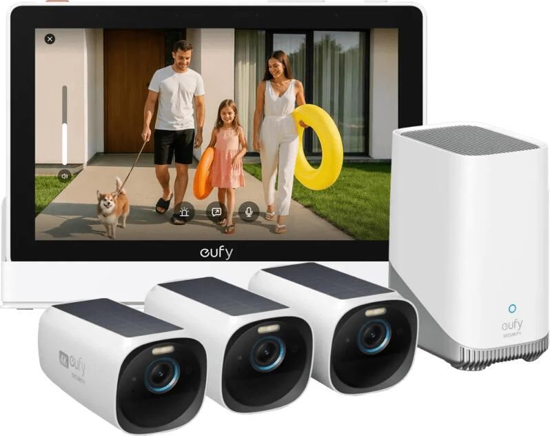 Eufy Cam 3-Pack + Smart Display E10