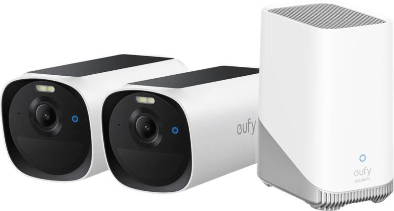 Eufy cam E40 2-cam Kit Beveiligingscamera Voor Buiten Op Batterij 2k