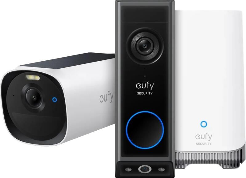 Eufy Cam E40 + HomeBase 3 + Video Doorbell E340