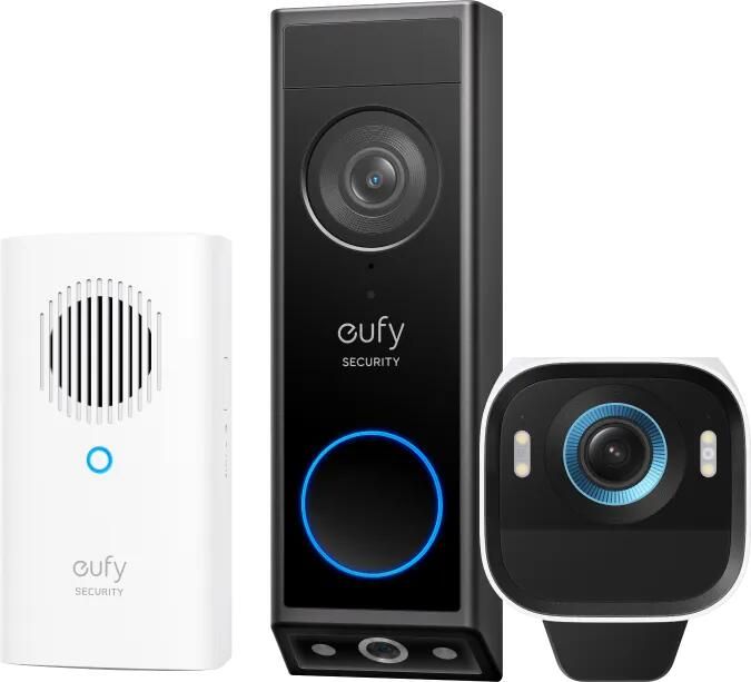 Eufy Cam S3 Pro Duo Pack + Video Doorbell E340 + Chime