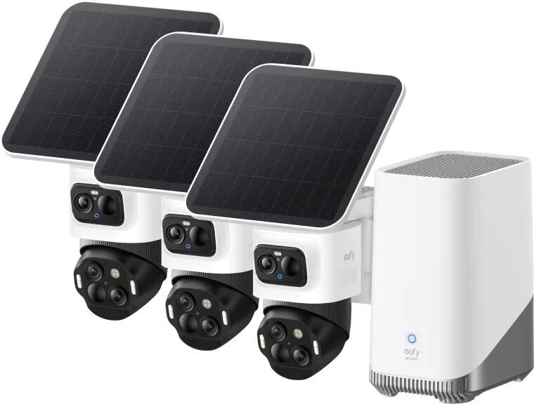 Eufy cam S4 3-pack + HomeBase 3