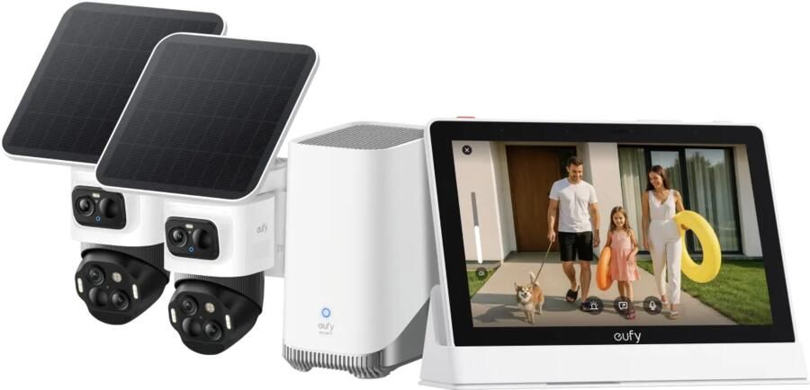 Eufy Cam S4 Duo Pack + HomeBase 3 + Smart Display E10