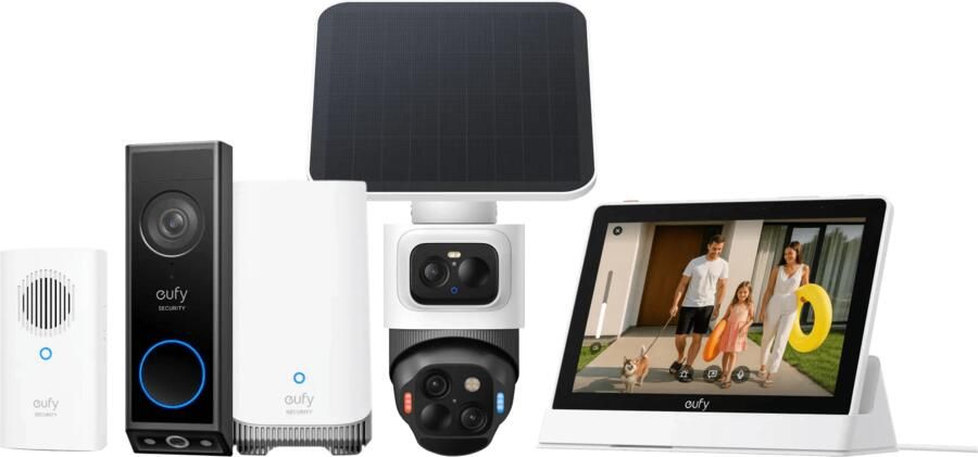 Eufy Cam S4 + HomeBase 3 + Video Doorbell E340 + Smart Display E10