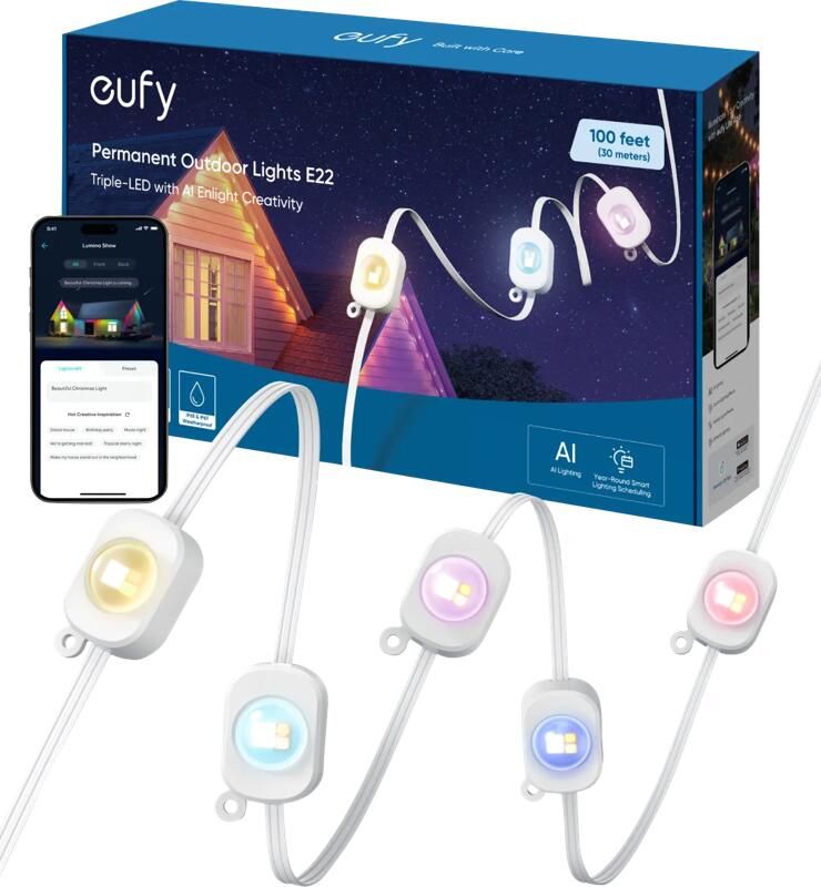 Eufy Permanent Outdoor Light 30m Smartverlichting