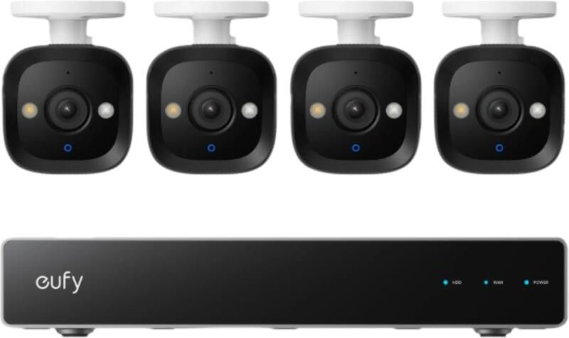 Eufy PoE Security System + NVR + E40 4-Pack