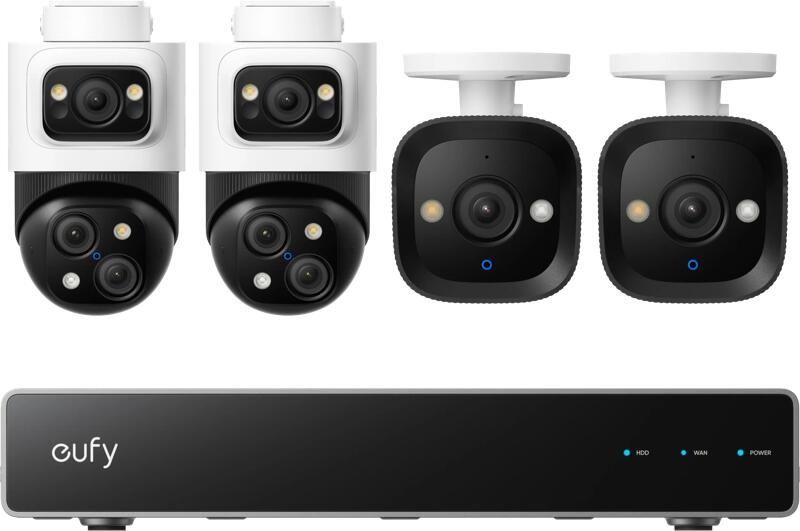 Eufy PoE Security System + NVR + S4 2-Pack + E40 2-Pack