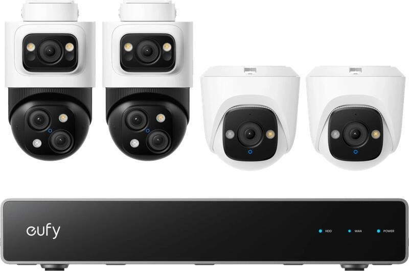 Eufy NVR Security System S4 (Bullet-PTZ+ Turret Cam) IP-camera