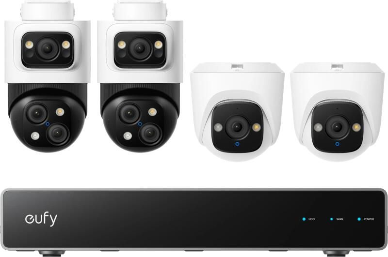 Eufy PoE Security System + NVR + S4 2-Pack + E41 2-Pack