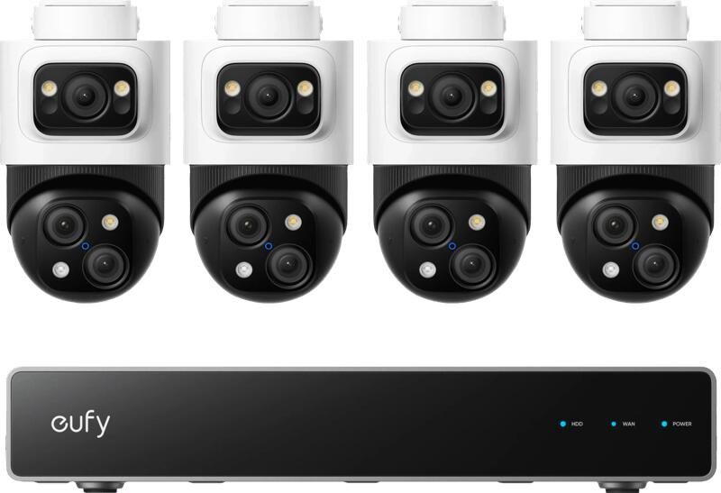 Eufy PoE Security System + NVR + S4 4-Pack