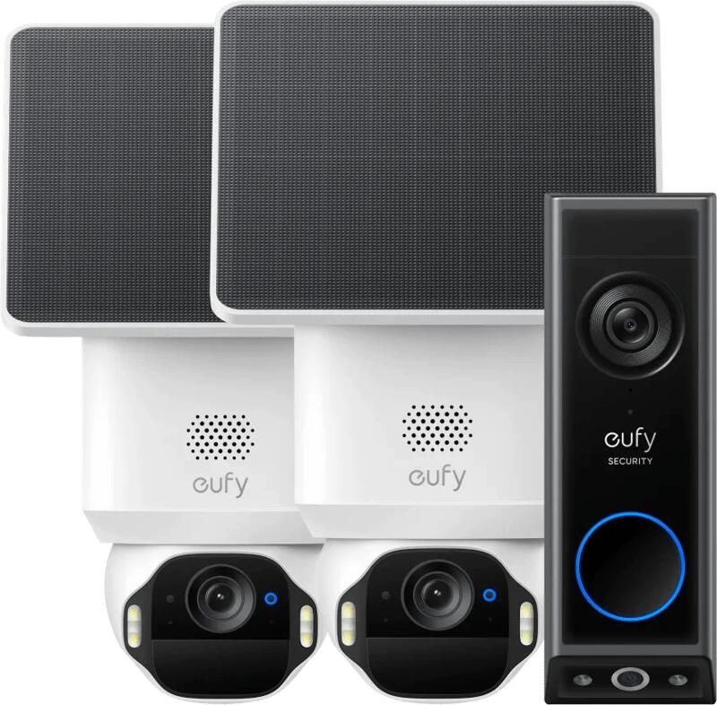 Eufy SoloCam E42 Duo Pack + Video Doorbell E340