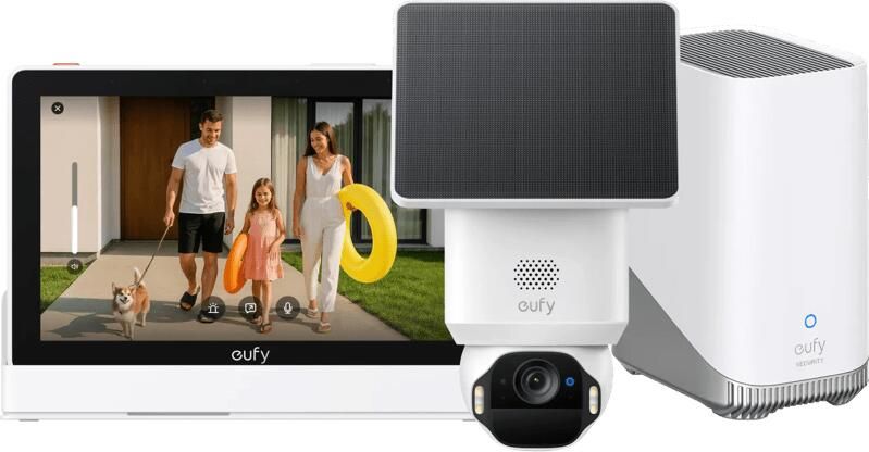 Eufy SoloCam E42 + Homebase 3 + Smart Display E10