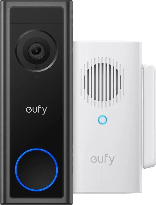 Eufy Video Doorbell C30 + Chime met Wifi Repeater