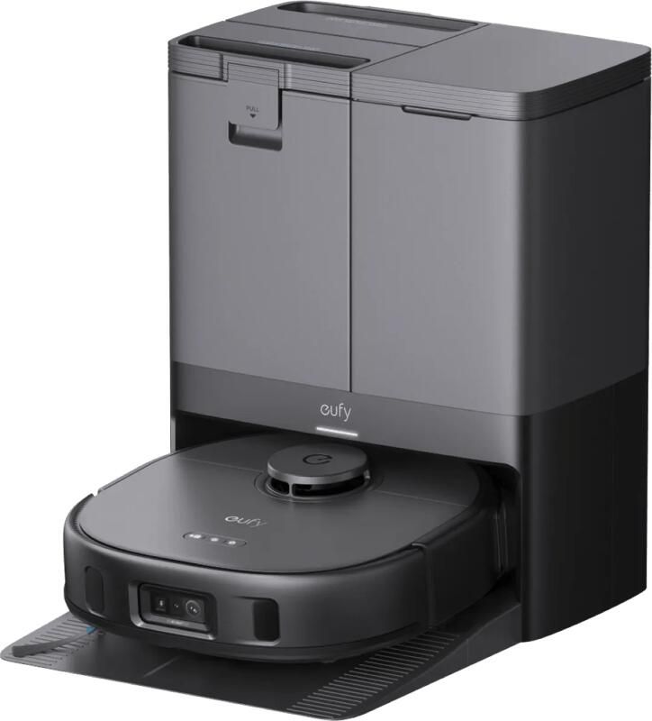 Eufy X10 Pro Omni robotstofzuiger en dweil met 8000 Pa zuigkracht tapijtdetectie AI-obstakelvermijding Wast en droogt de dweil zelflegend en -vullend