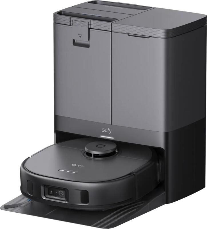 Eufy X10 Pro Omni robotstofzuiger en dweil met 8000 Pa zuigkracht tapijtdetectie AI-obstakelvermijding Wast en droogt de dweil zelflegend en -vullend
