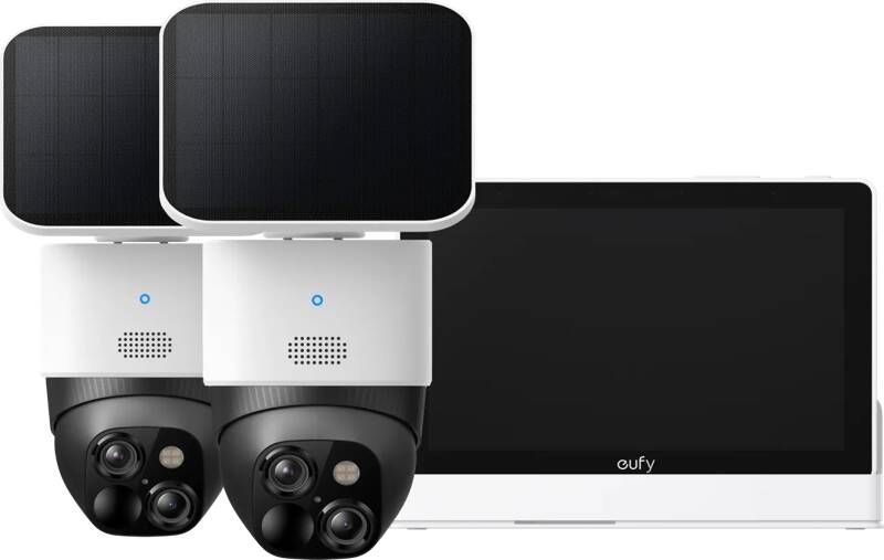 Eufy Solo Cam S340 Duo Pack + Smart Display E10