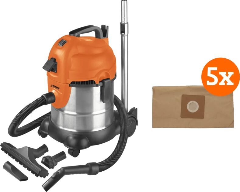 Eurom Force 1420S + Stofzuigerzak voor Force 1420S (5x)